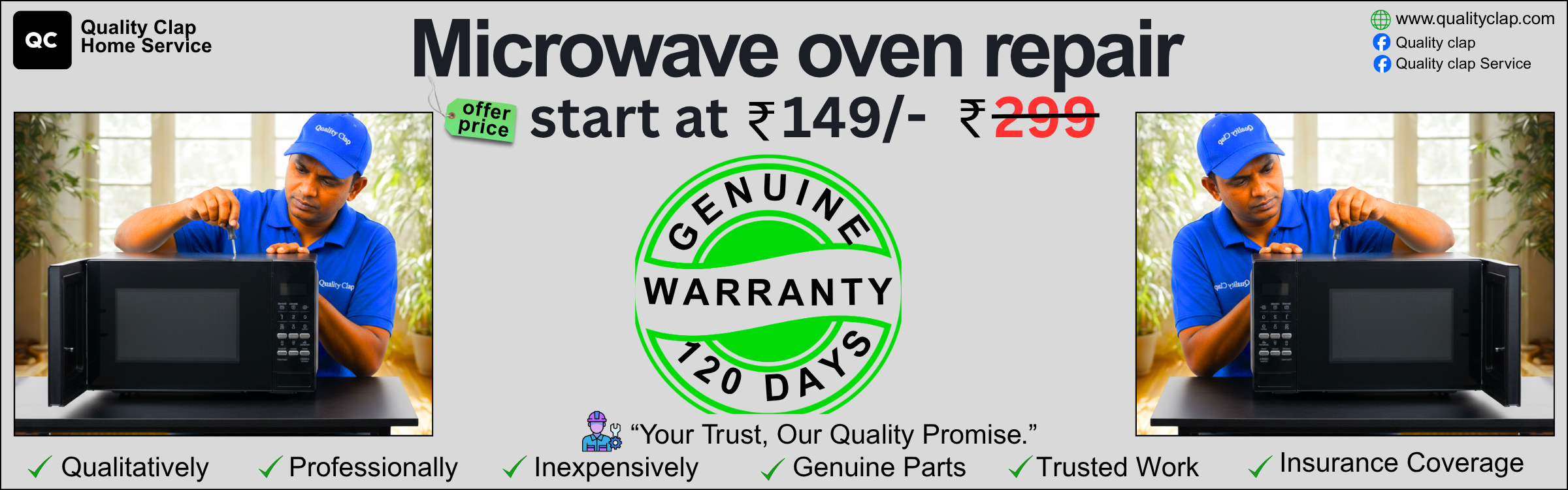 Hero section microwave