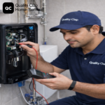 Professional water purifier repair and servicing by trained technician