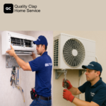 Split AC reinstallation service by professional technician